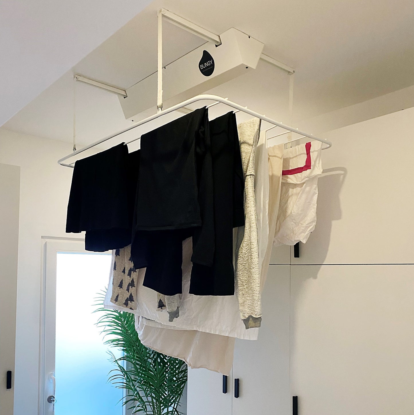 Estendal teto elétrico, Tendedero techo electrico